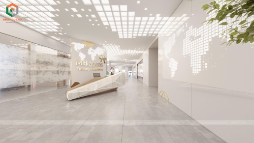 Giải pháp thiết kế văn phòng trụ sở chính ngân hàng MB BANK